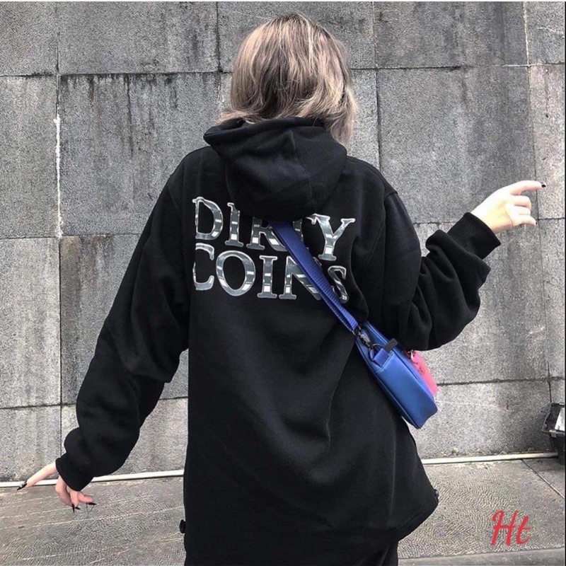 Áo nỉ mũ ngựa bay 2 mặt H2