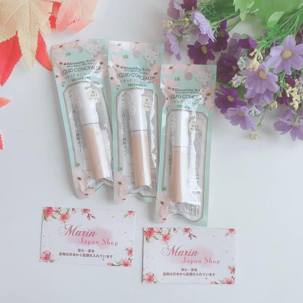 (SALE) Kem che khuyết điểm dạng lỏng Hello Kitty đáng yêu Blooming Kitty Liquid Concealer Nhật Bản