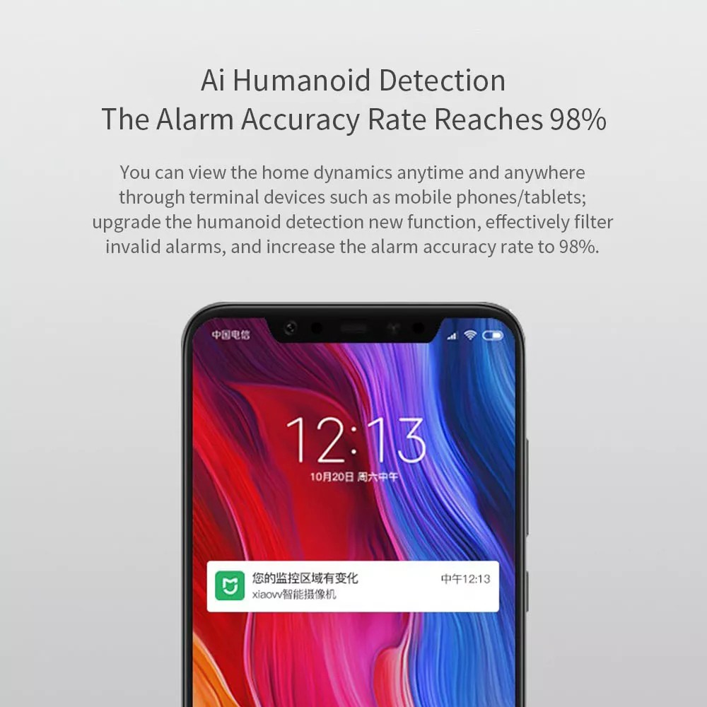 Máy quay thông minh Xiaomi XiaoVV IP HD 1080P xoay 360° gắn tường | BigBuy360 - bigbuy360.vn