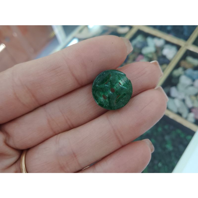 Đồng điếu đá thanh tẩy năng lượng kích hoạt tài lộc có nhiều màu lựa chọn