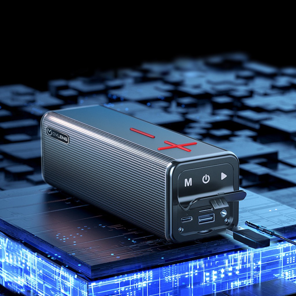 Loa Bluetooth mini OVLENG V13 | Loa nghe nhạc di động kháng nước ip 67 âm thanh siêu trầm, pin trâu | BH 12 Tháng