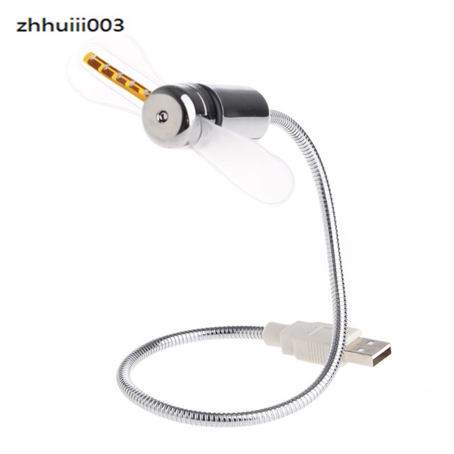 Quạt Mini Tích Hợp Đèn Led Cổng Usb Nhiều Màu Sắc