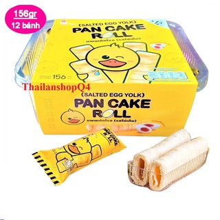 Bánh pan cake roll trứng muối 156gr