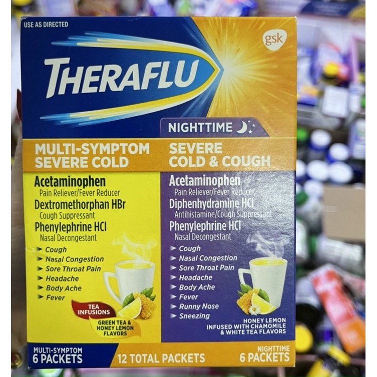 trà TheraFlu 6 gói của Mỹ