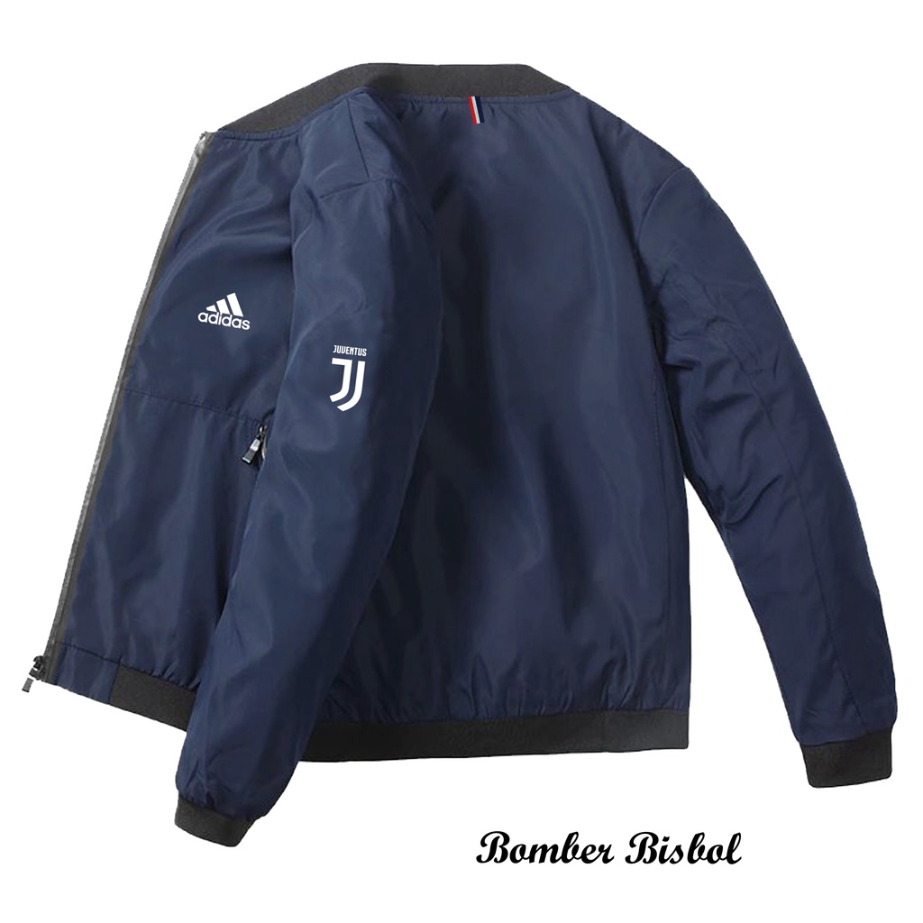 Áo Khoác Bomber Thêu Logo Juventus size S M L XL XXL 3XL 4XL 5XL