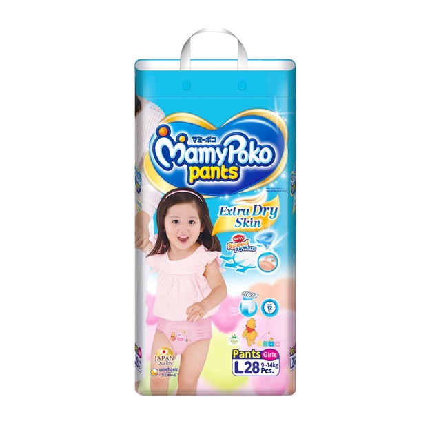 Tã MaMyPoKo L28 - Hàng chính hãng UniCharm - Tả quần MaMyPoko