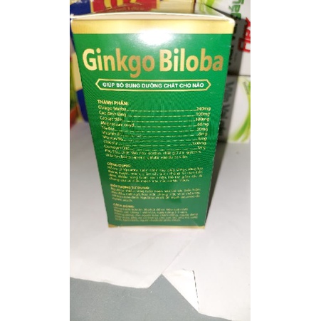 Ginkgo biloba 240mg hộp 100v
