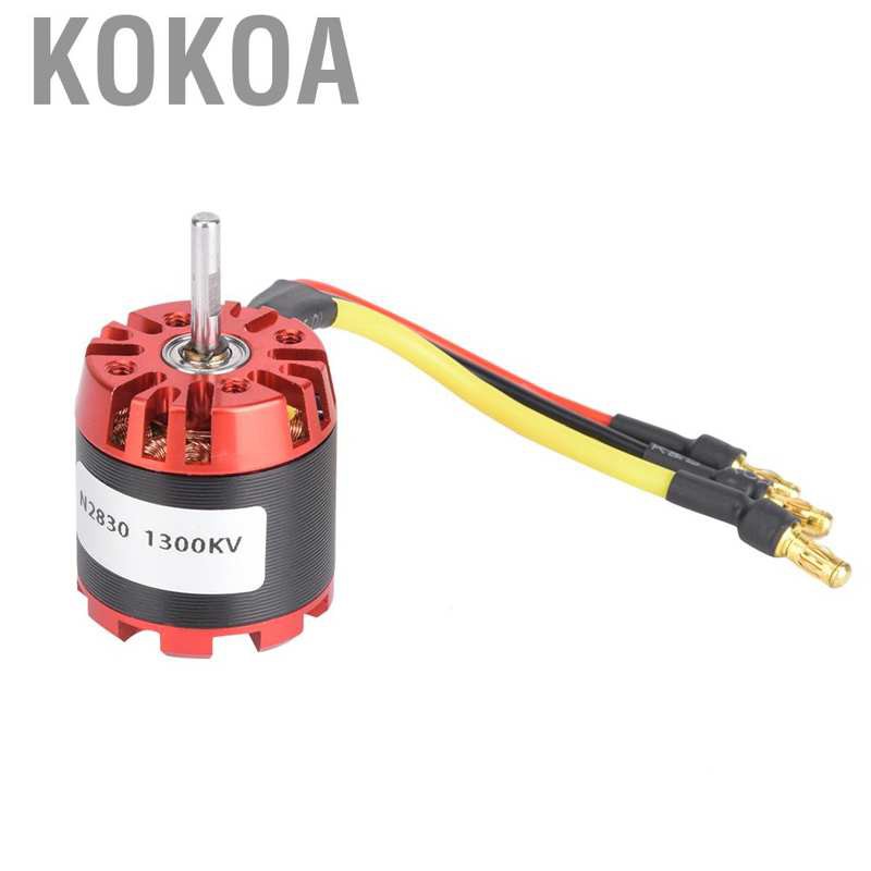 Kokoa N2830 1300KV RC Motor External Rotor Brushless for A2212 4-axis Aircraft