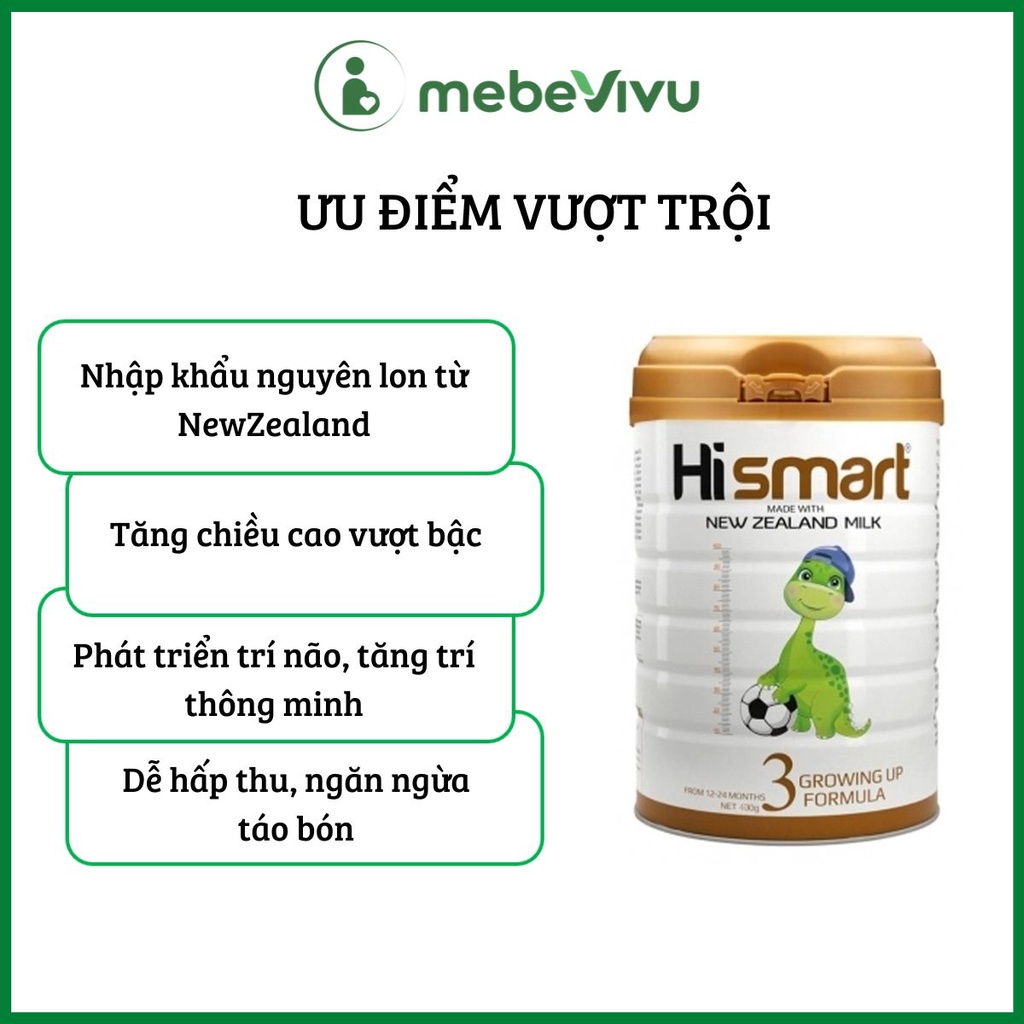 Sữa bột Hismart số 3 400g