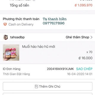 Muối hảo hảo hũ mới 120g