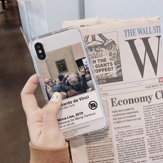 Ốp điện thoại TPU trong suốt hình độc đáo cho IPhone 6 6s 7 8 Soft Case x xr xsmax 8plus 7plus 6plus