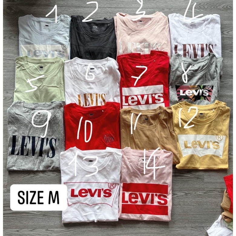 Áo cotton giấy levis nữ