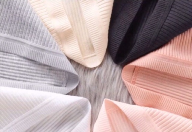 Quần lót gân tăm đính nơ cao cấp