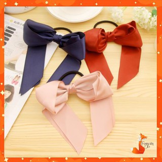 HOT - Dây cột tóc Nơ dài Handmade cao cấp phong cách Hàn Quốc