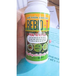 REBIO T Chế Phẩm sinh học chuyên trị sâu, nhện, rầy, rệp trên rau và cây ăn quả