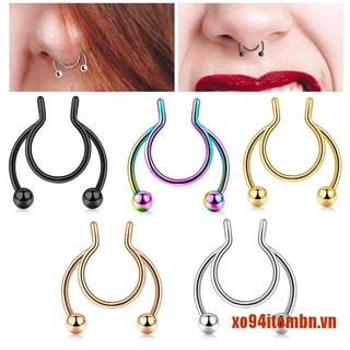 Set 5 Khuyên Mũi Thép Không Gỉ Xỏ Ngón Cá Tính