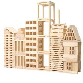 200 thanh gỗ xếp hình sáng tạo và cho bé chơi trò chơi rút gỗ chơi domino Tốt Đẹp Rẻ