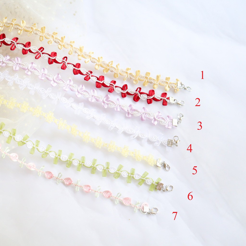 Choker Thêu nhiều màu xinh xắn A-Ck144 maycorner