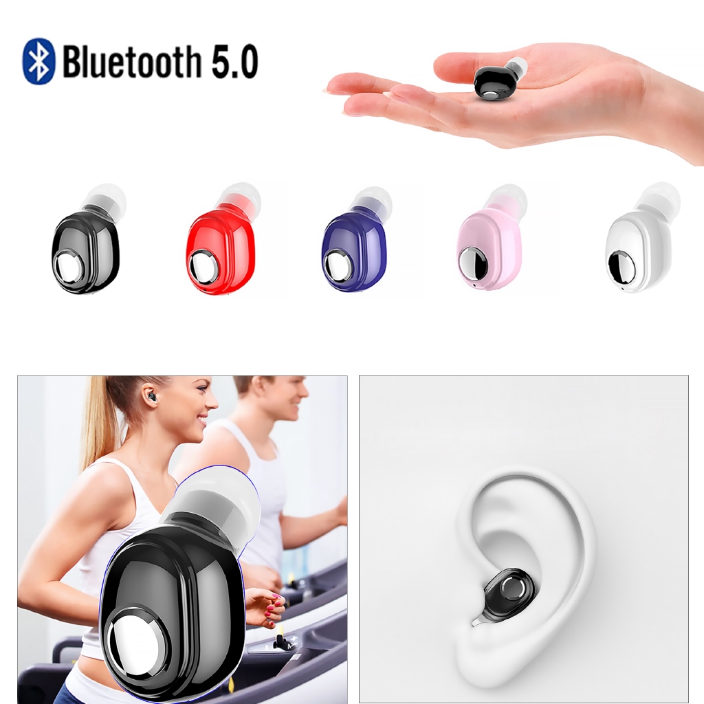 Mini L15 In-Ear Bluetooth 5.0 Earphone Sports HiFi With Mic Headset Stereo Earbuds For iOS Andriod Wireless Earbuds | WebRaoVat - webraovat.net.vn