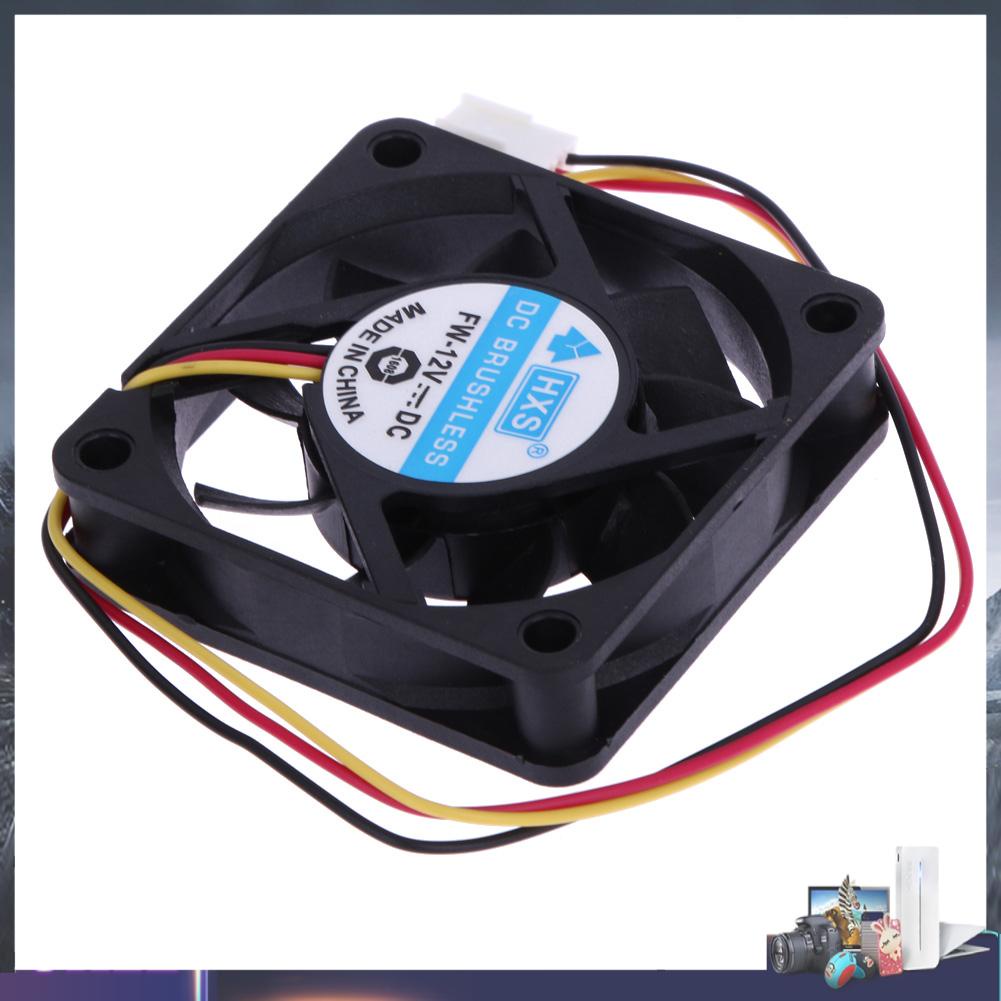 Quạt tản nhiệt 3 Pin 12V DC 6cm P4