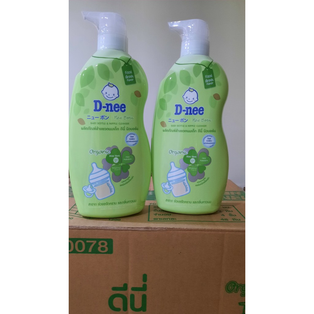 Nước rửa bình sữa Dnee dạng chai 620ml