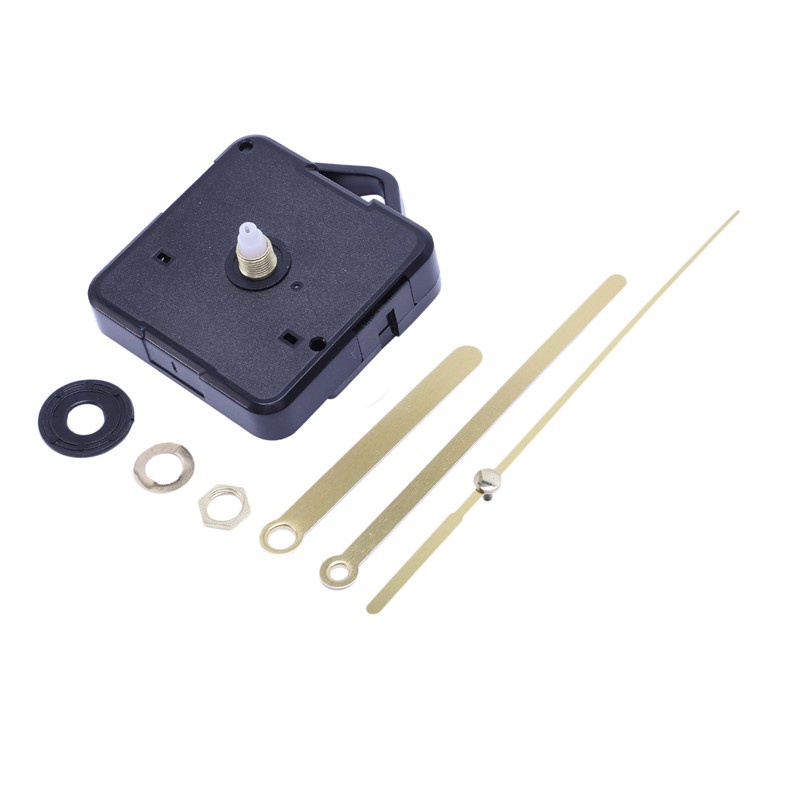 1 Pack Replacement Wall Clock Repair Parts Pendulum Movement Mechanism Quartz Clock Motor With Hands & Fittings Kit