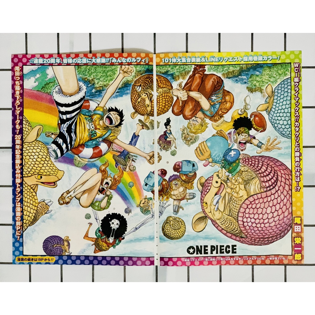Tổng hợp tranh màu đôi của One Piece
