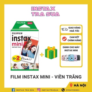 INSTAX MINI FILM - Viền Trắng - Giấy in cho máy ảnh lấy liền Instax Mini Fujifilm - Chính hãng Nhật DATE CA0