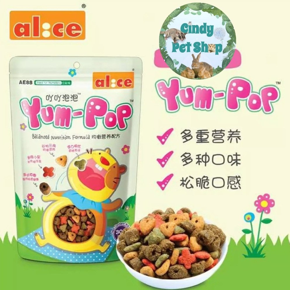 Thức ăn dặm cho Hamster Yum-Pop Alice
