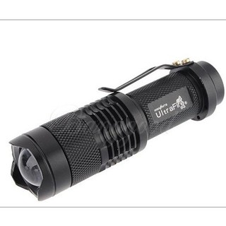 [Cam Kết Siêu Sáng] - Combo Đèn Pin Cree Q5, Pin 14500 3.7V, Sạc Pin & Giá Gắn Xe Đạp