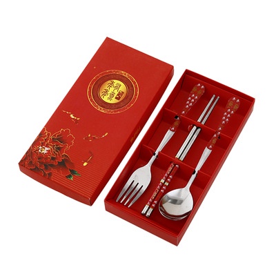 Bộ muỗng đũa nĩa inox 304, thép không rĩ, bộ muỗng nĩa bàn ăn, Bộ muỗng nĩa quà tặng cao cấp