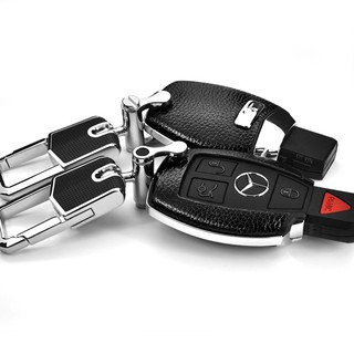 Vỏ Da Bảo Vệ Chìa Khóa Xe Hơi Mercedes-benz Glc / E / B / Gle / Glk / 180l200l260l Ốp