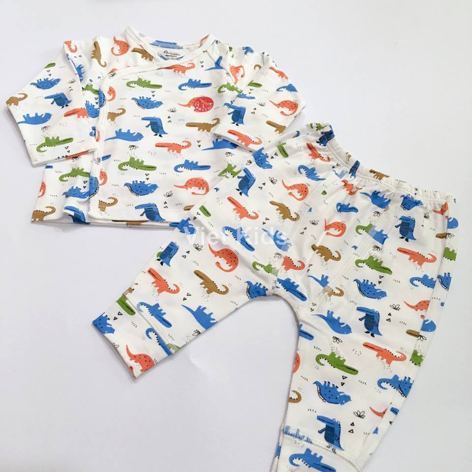 Bộ cúc lệch dài tay Avaler cotton