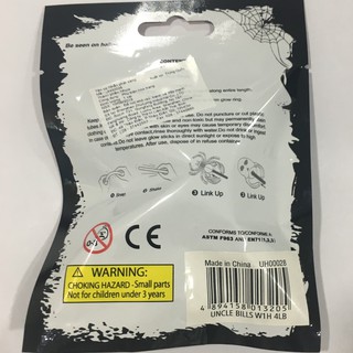 Nhẫn phát sáng Halloween Uncle Bills UH00028