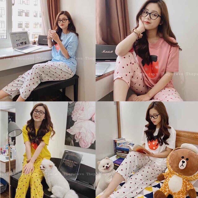 Set Dâu Tây Mặc Ở Nhà | BigBuy360 - bigbuy360.vn