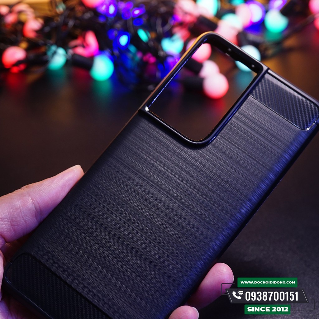Ốp Lưng Samsung S21 + Plus Ultra Likgus Dẻo Sọc Kim Loại Chống Sốc
