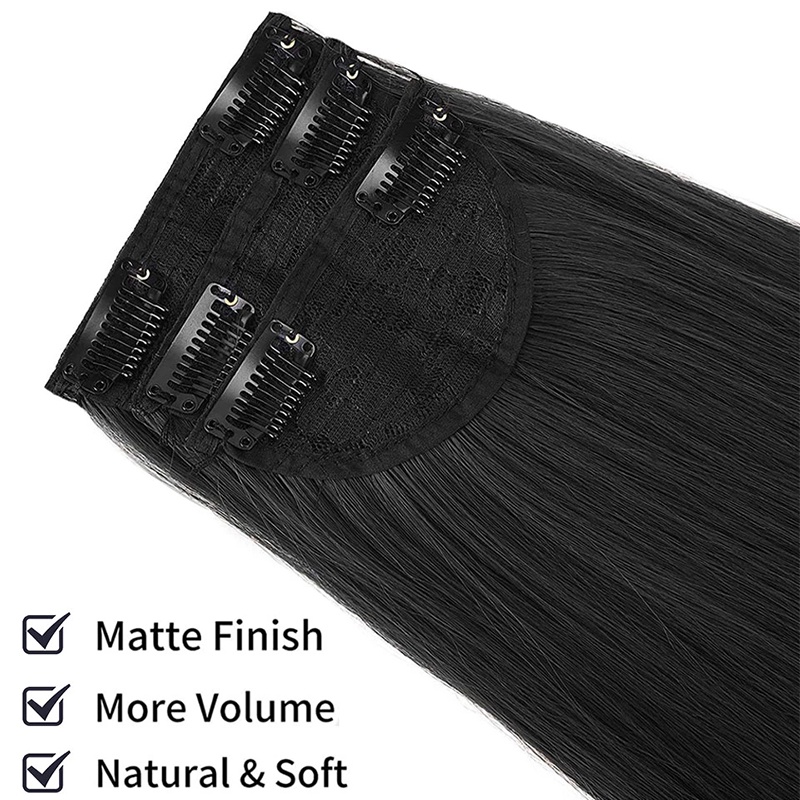 Set 3 tép tóc giả nối tóc WIGSIN xoăn dày mềm mại chất lượng cao