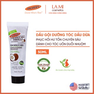 (Mini Size) Dầu gội dưỡng tóc phục hồi hư tổn dầu dừa Palmer's 50ml