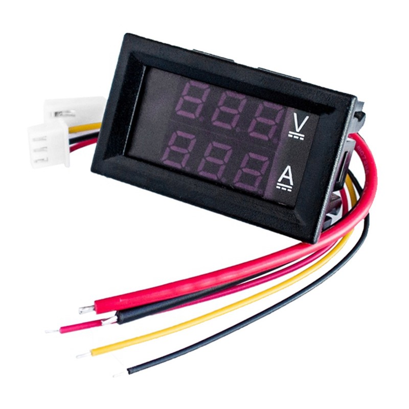 Đồng hồ đo điện áp DC0-100V 10A LED hiển thị số tiện dụng chất lượng cao
