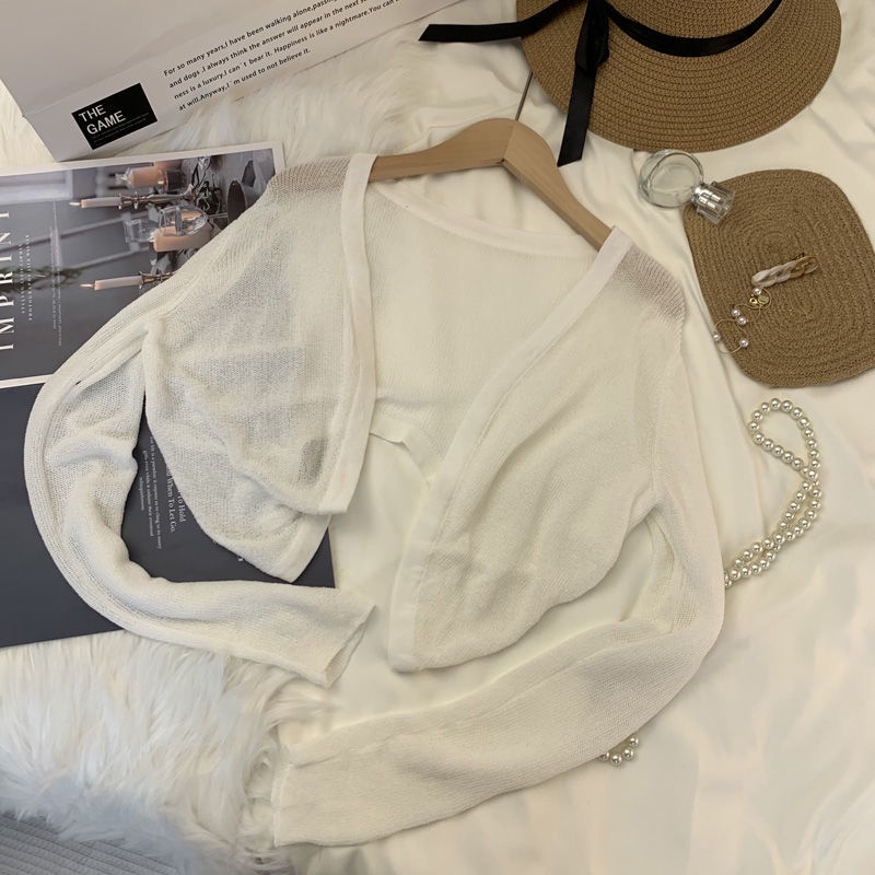 Áo Khoác Lụa Mỏng Thoáng Khí Thiết Kế Mới Thời Trang Mùa Hè Cho Nữ