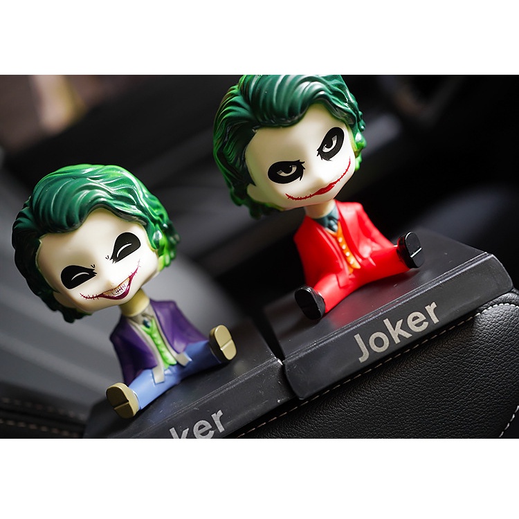 Mô hình Joker - Mô hình Chibi lắc đầu trang trí taplo ô tô, trang trí bàn học, giá đỡ điện thoại