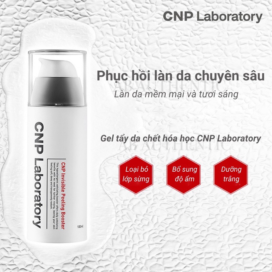 Gói sample Gel tẩy tế bào chết hóa học CNP Laboratory Invisible Peeling Booster -AB Authentic