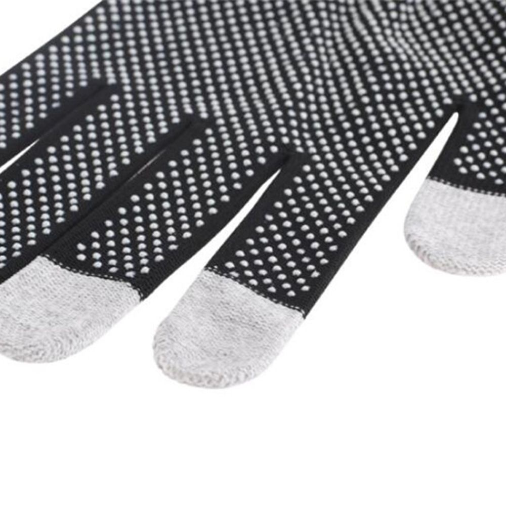 Găng tay nylon chống trượt chống gió thoáng khí màu trơn có thể dùng màn hình cảm ứng cho nam