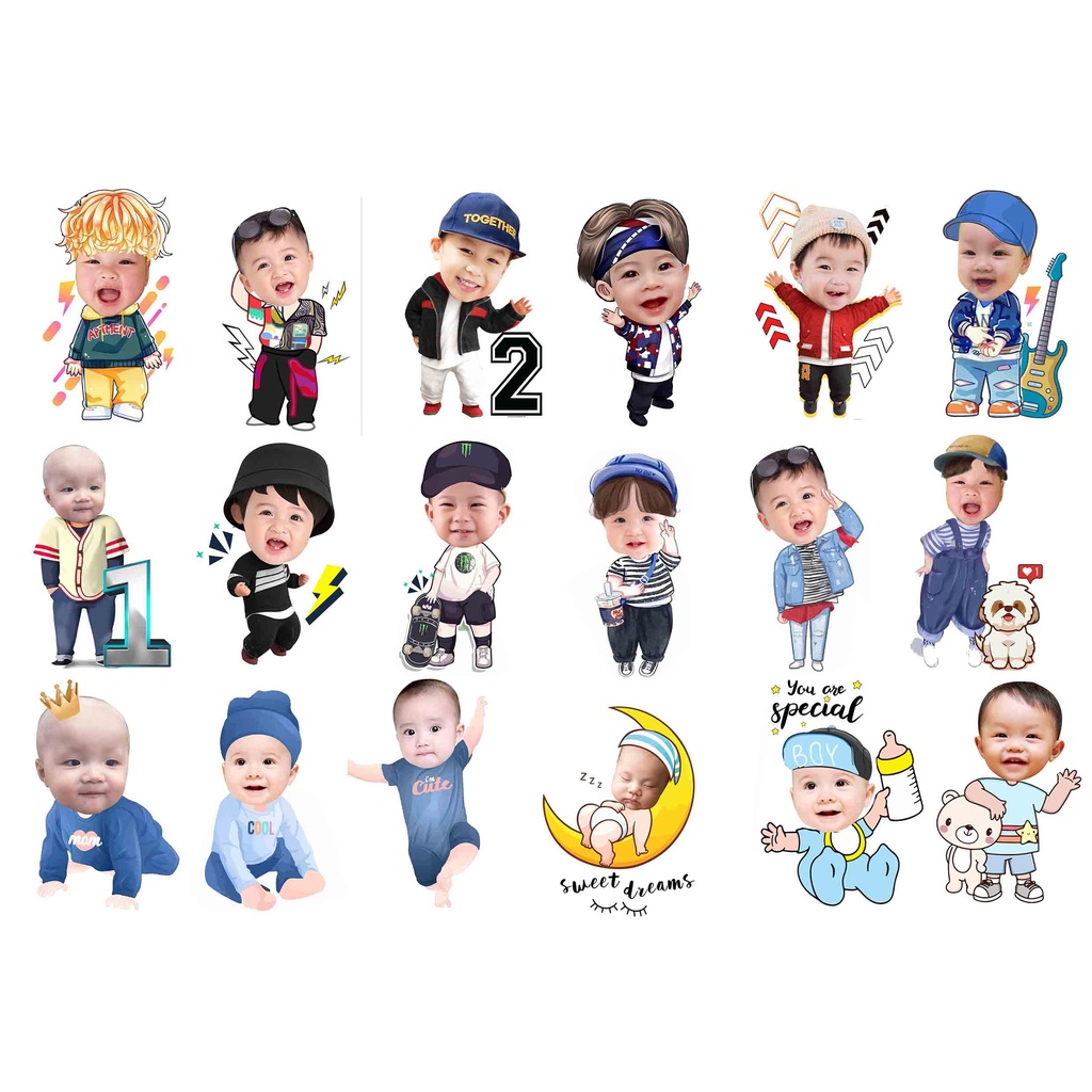 Nhận Đặt gấp_Hình CHIBI 40cm_ để bàn trang trí sinh nhật cho bé