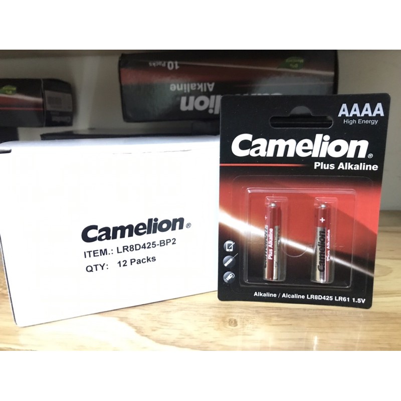 2 VIÊN Pin 1,5v 4A/AAAA/LR61(8D425) Camelion chính hãng Pin bút