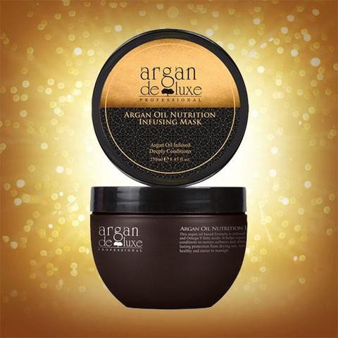 Mua nhiều giảm giá | Hấp dầu dưỡng tóc Argan Deluxe Mask 250ml giải pháp cho mái tóc mềm mượt, chắc khỏe