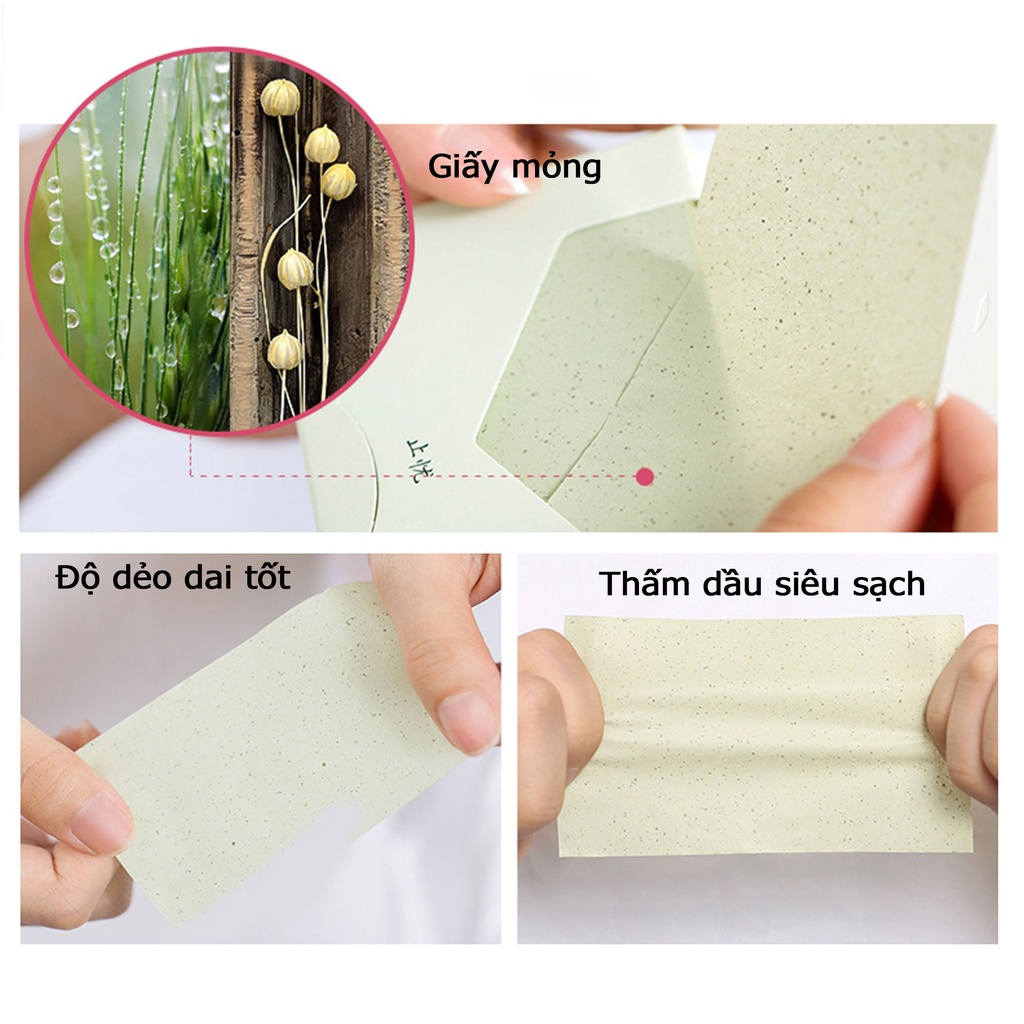 GIẤY THẤM DẦU SOONPURE NHỎ GỌN TIỆN DỤNG 100PCS | BigBuy360 - bigbuy360.vn