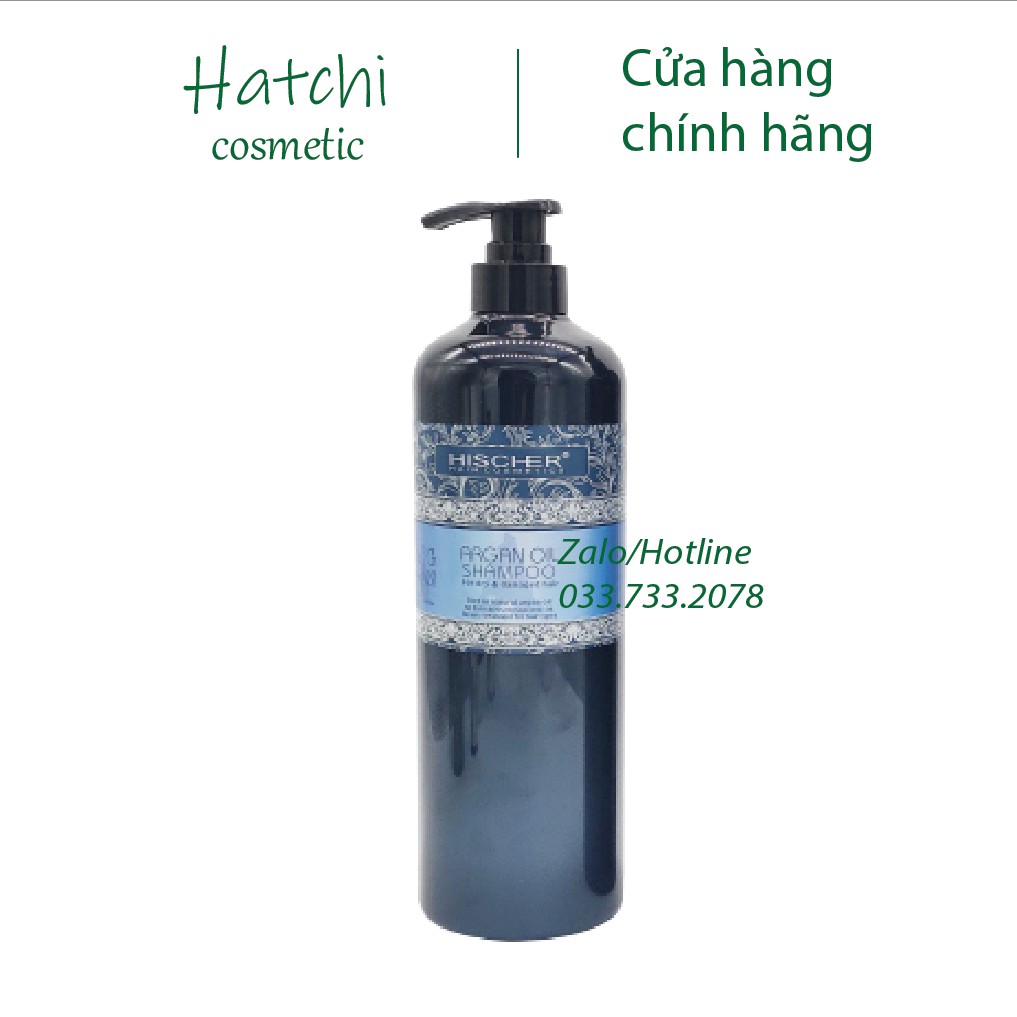 [Free Ship HN] Lẻ Dầu Gội Phục Hồi Hischer Argan Oil 1000ML[Drop4]