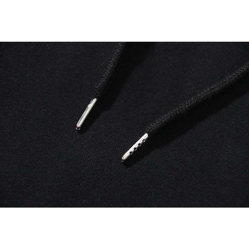 Áo sweater cotton lót lông cừu trơn có mũ trùm họa tiết JORDAN thời trang cho nam và nữ #3025