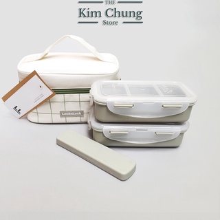 Bộ hộp cơm nhỏ lock&lock lcb752kg 700ml